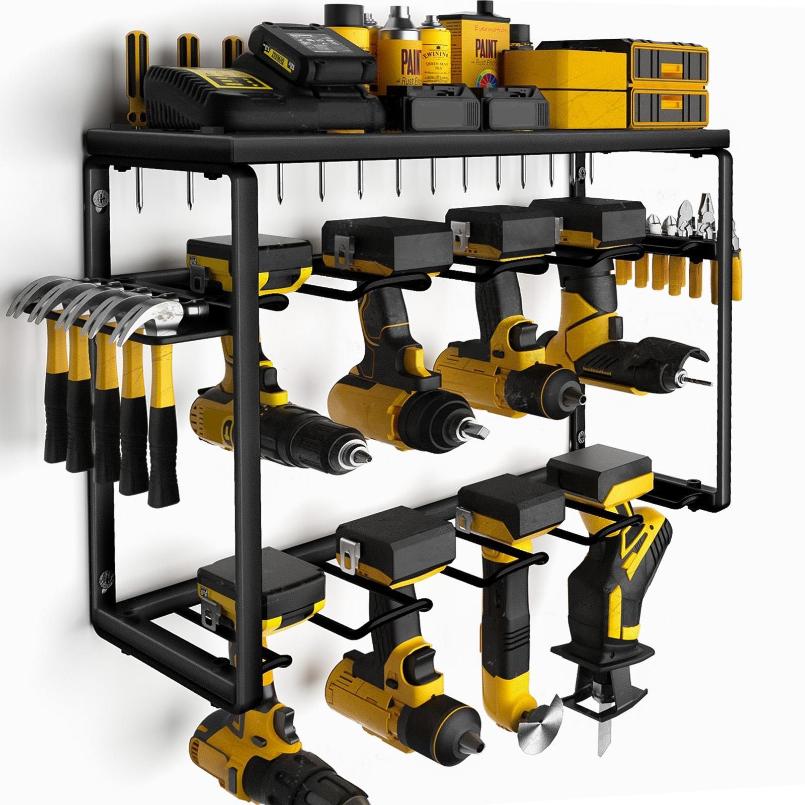 Power Tools In Workshop - Organizador de Ferramentas Elétricas de Metal
