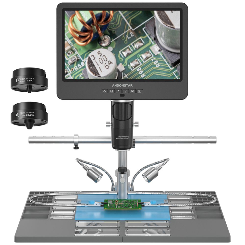 Tools For Electronic Workshop - Andonstar Trinocular HDMI USB Microscópio Digital