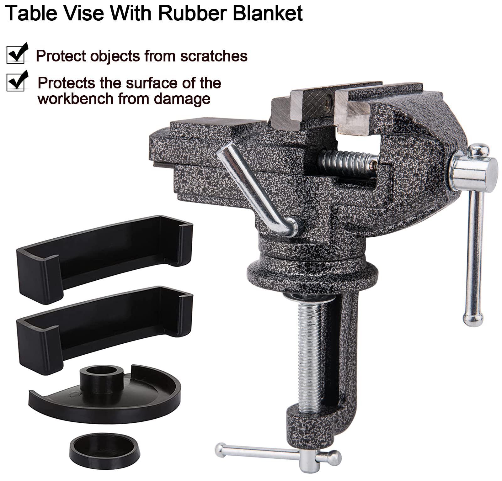 Bench Vise Swivel - Multi funcional braçadeira de mesa pesada