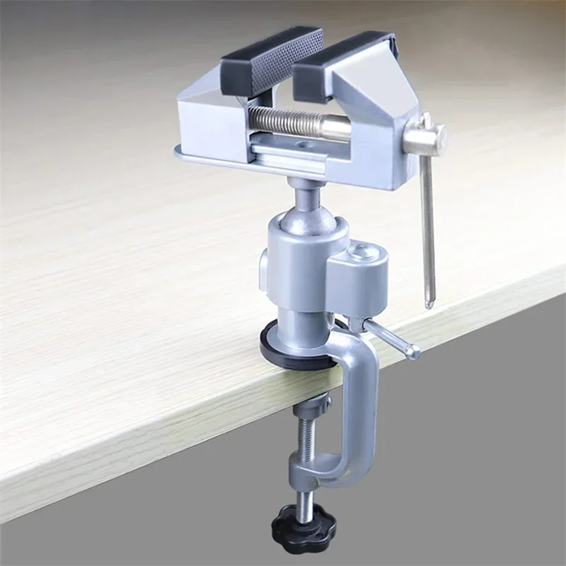 Bench Vise Swivel - Para perfuração universal de madeira, chave
