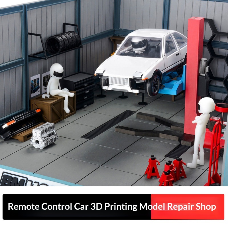 Workshop Tools 3D Model - BM HOBBY Oficina de Reparo de
