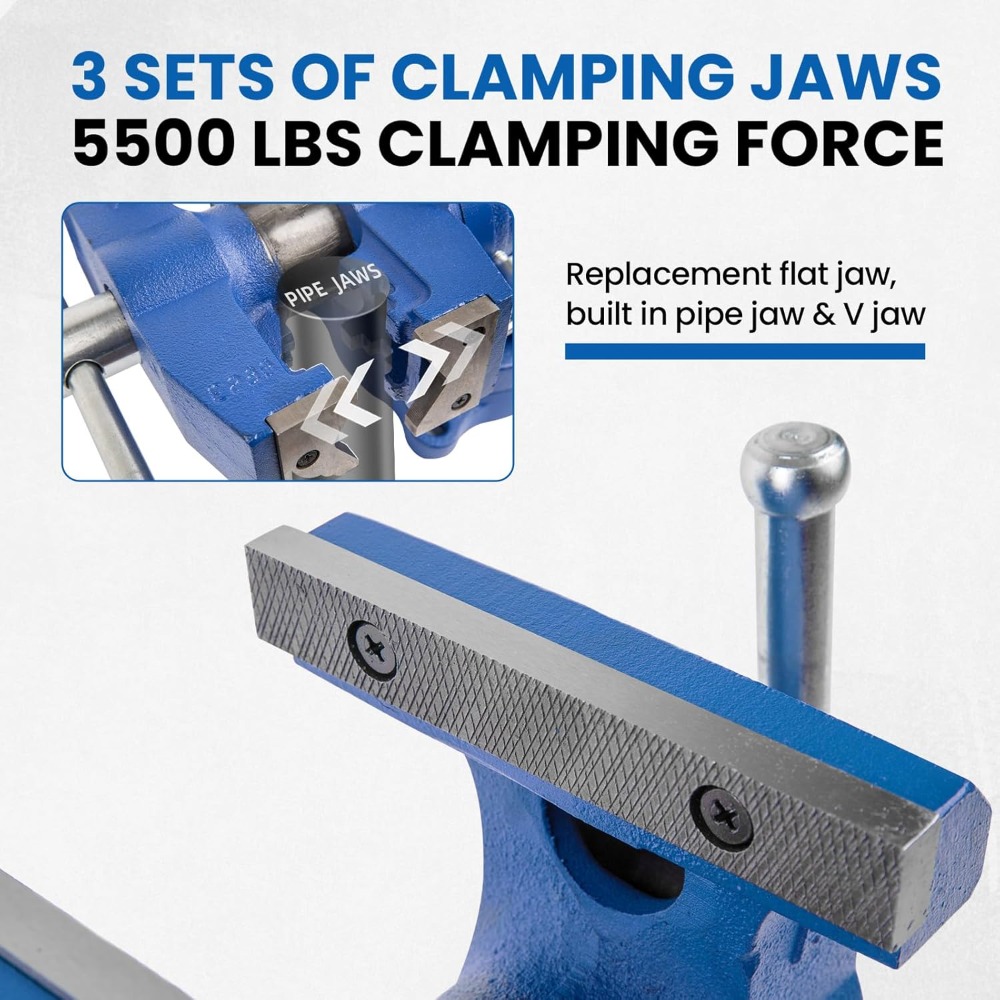 Morsa de Bancada Reforçada de  - Bench Vise Swivel avaliação e preço