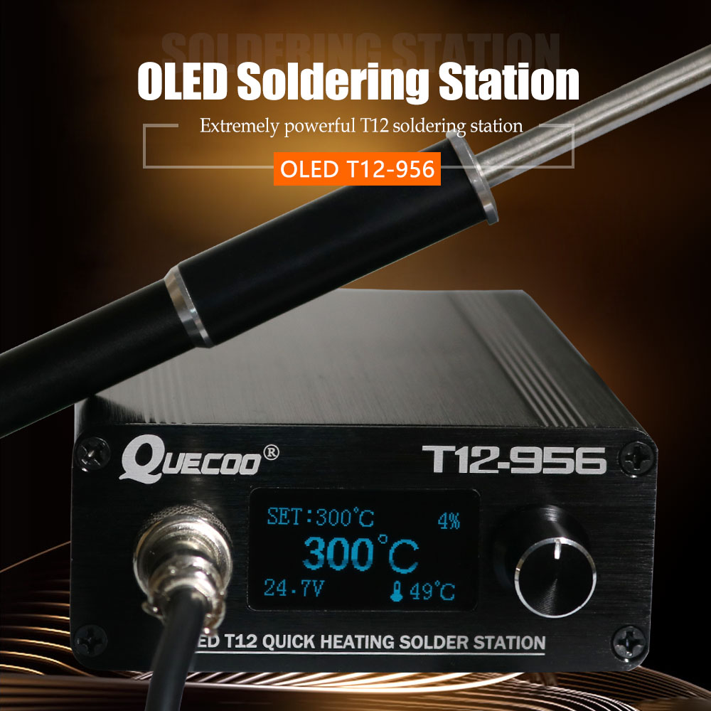 QUECOO-T12-956 Estação De Sold - Tools For Electronic Workshop avaliação e preço