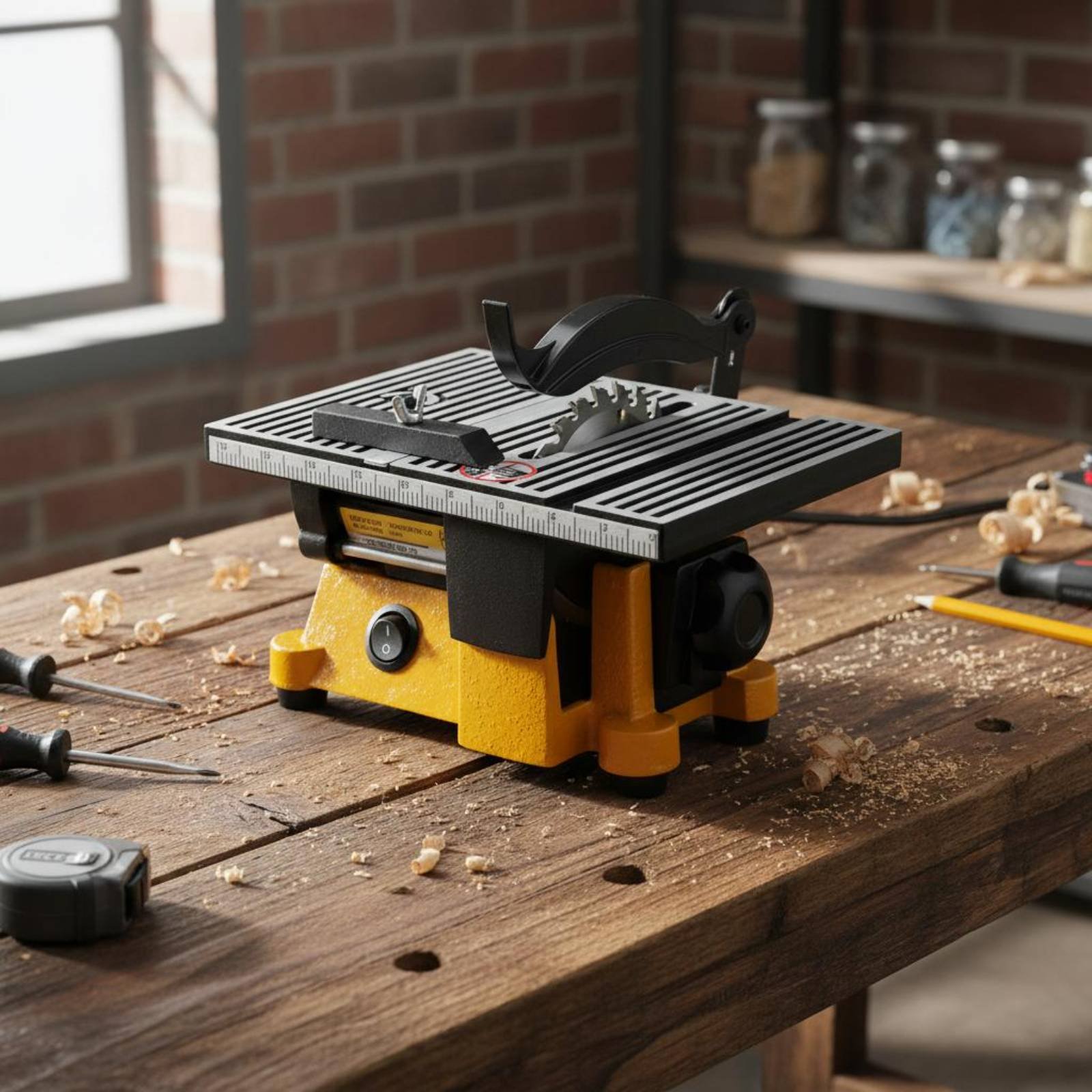Serra de Mesa Mini Portátil, M - Power Tools In Workshop avaliação e preço